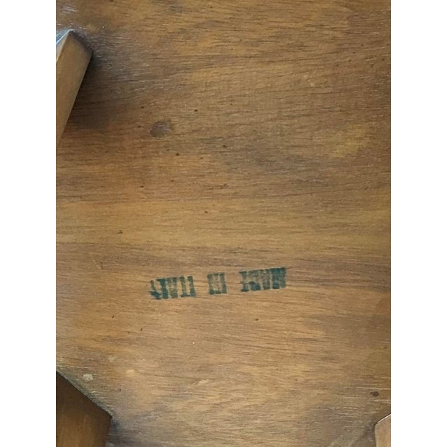 Mid 20th Century Vintage Ormolu Stone Top Pedestals - A Pair For Sale - Image 5 of 12