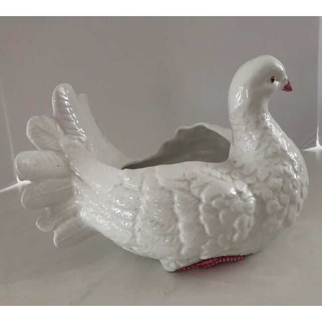 1960s 1960’s Italian White Hen Planter For Sale - Image 5 of 9