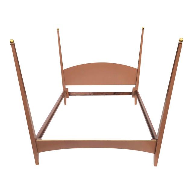 1990s Shaker Lacquered Kincaid King Poster Bedframe Chairish