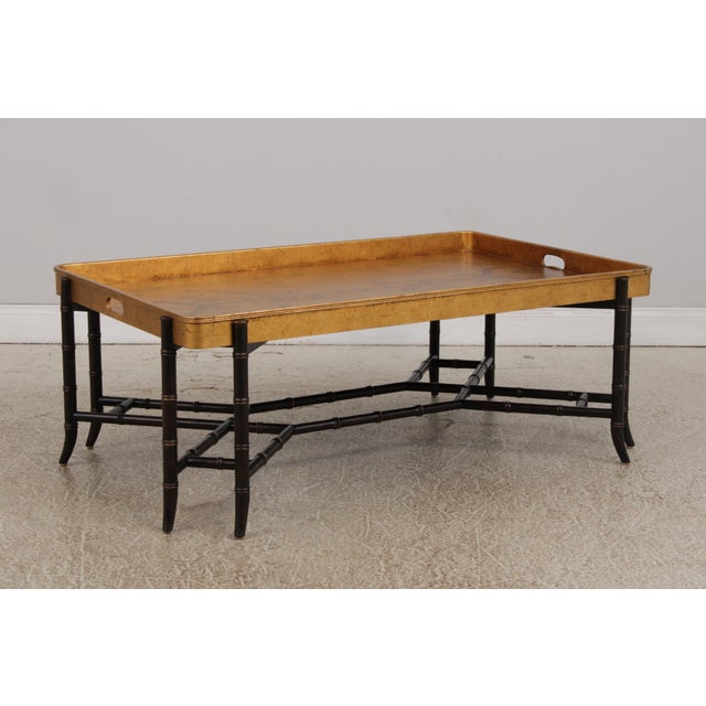 Ej Victor Neoclassical Large Tray Top Coffee Table For Sale In Philadelphia - Image 6 of 15