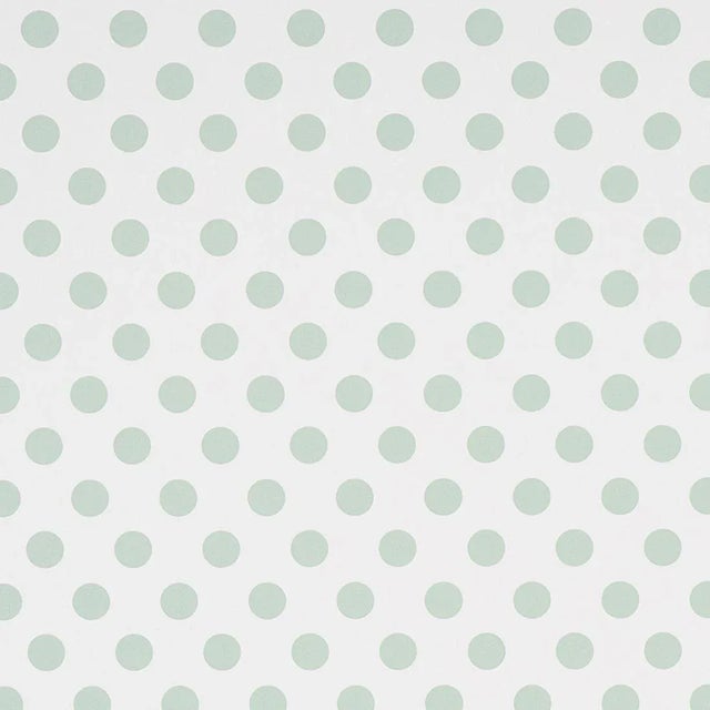 Abstract Sample - Schumacher X Cristina Buckley Lady Wallpaper in Sage For Sale - Image 3 of 3