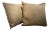 Modern Transitional Gold Textured Pillows, For Sale