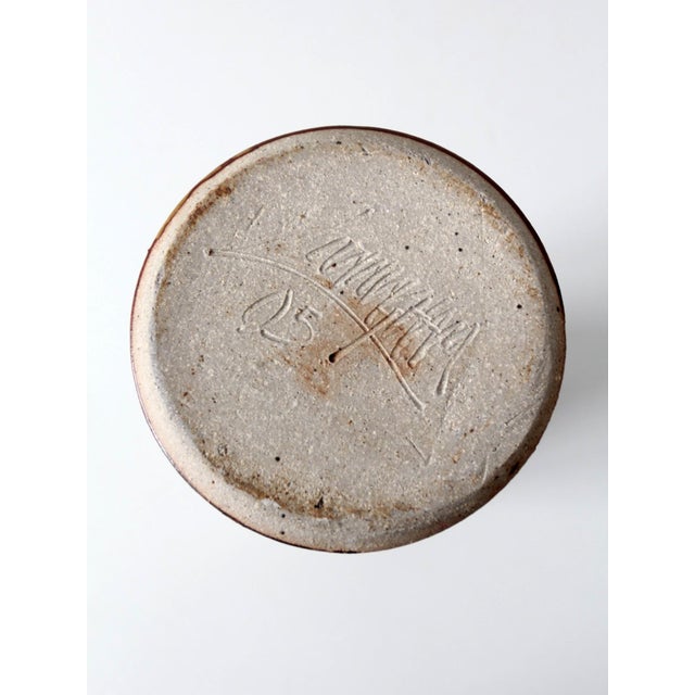 Ceramic Vintage Studio Pottery Vase For Sale - Image 7 of 10