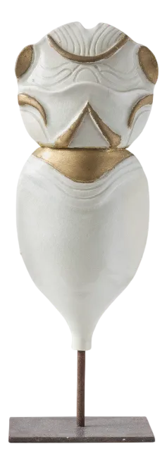François Gueneau, French Sculpture, 20th Century, Porcelain & Metal