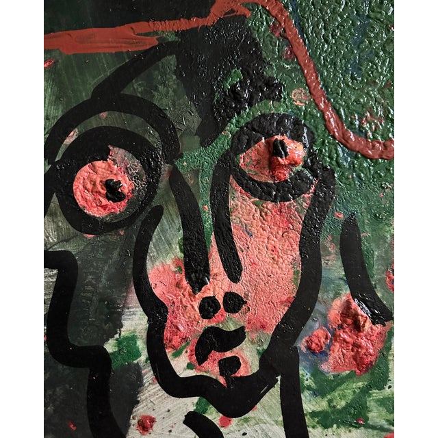 Peter Keil Abstract Painting, Peter Keil, Late 20th Century - Junge Wilde Collection For Sale - Image 4 of 8