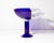 Glass David Sobotka Alchymie Praha Limited Edition Blue Glass Compote For Sale - Image 7 of 9