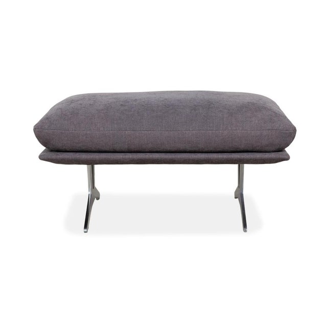 Francis Ottoman in Grey Fabric from Koinor For Sale - Image 11 of 13