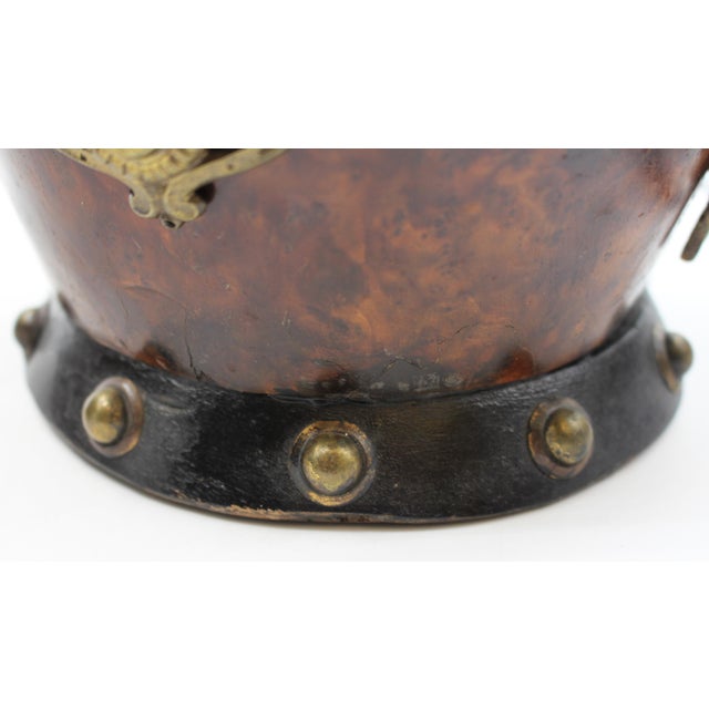 Pair of French Napoleon III Period Walnut, Bronze, & Brass Jardinieres For Sale - Image 12 of 13