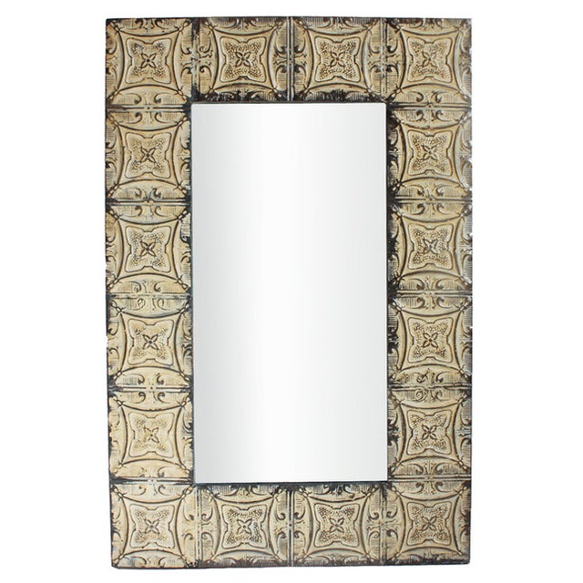 Vintage Tin Ceiling Mirror Chairish