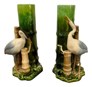 Victorian Bretby Vases, 1880s, Set of 2