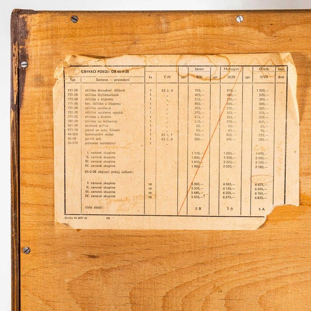 Vintage Wardrobe in Dark Rich Walnut, 1970s For Sale - Image 11 of 12