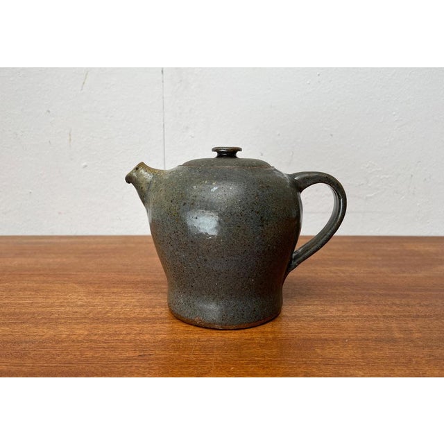 Mid-Century Studio Pottery Teapot from Kirsten Pottery, Ørum, Denmark, 1960s For Sale - Image 10 of 18