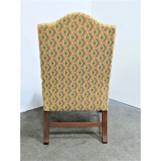 Late 19th Century 19th C Hepplewite Mahogany Library Chair For Sale - Image 5 of 9