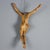 Carved and Lacquered Wooden Crucifix For Sale - Image 8 of 9