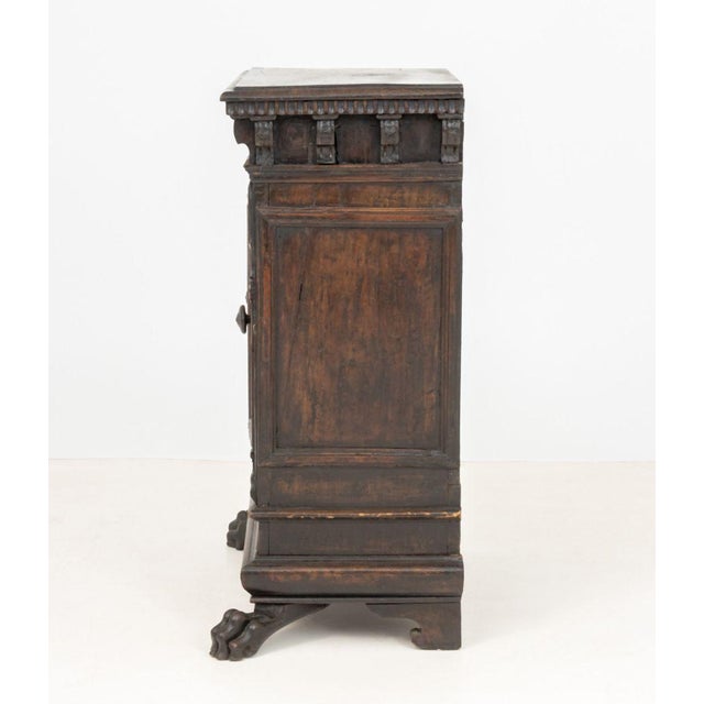 Wood Italian Renaissance Walnut Cabinet, 17th C. For Sale - Image 7 of 8