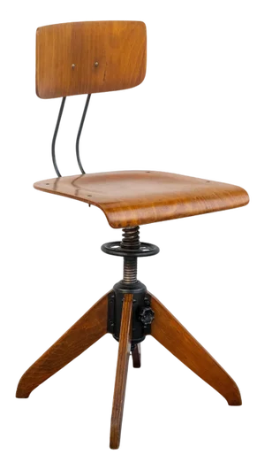 Rowac Swivel Desk Chair attributed to Robert Wagner, 1920s