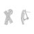 You will fall in love with these elegant X-shaped stud earrings. A must have for any serious jewelry collection, these 14K...