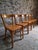 Brown Vintage Baumann Bistro Chairs, France, 1950s, Set of 6 For Sale - Image 8 of 18