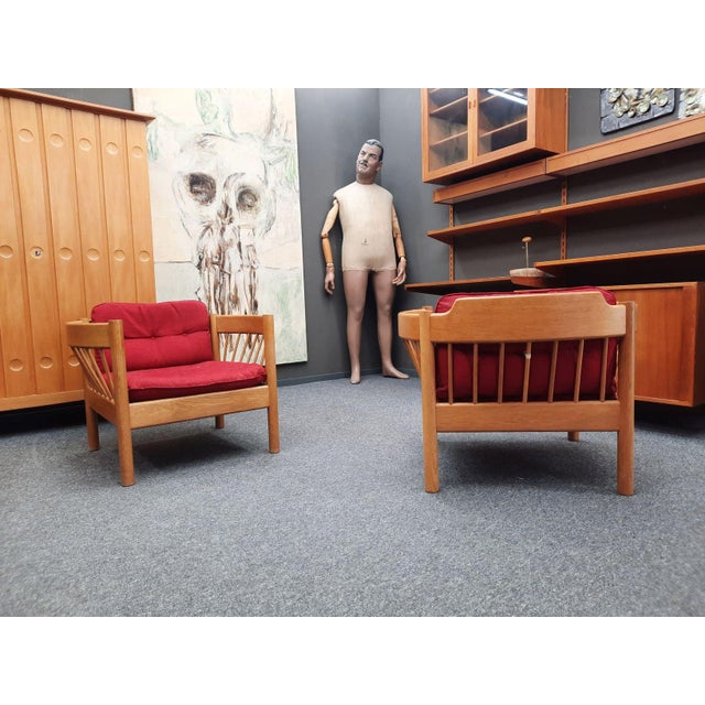 Mid-Century Danish Armchairs by Jørgen Bækmark, 1960s, Set of 2 For Sale - Image 6 of 16
