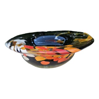 Glass Bowl from Magnor, Norway, 1970s For Sale