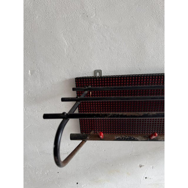 Mid-Century Modern Wall-Mounted Coat Rack, 1960s For Sale - Image 6 of 7