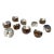 Vintage Tiger Cowrie Shell Napkin Rings, Set of 10 For Sale