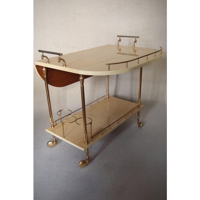 Serving Trolley by Aldo Tura, 1960 For Sale - Image 15 of 16