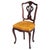Antique Louis XVI Walnut Dining Chairs attributed to Vincenzo Cadorin, Set of 4 For Sale - Image 6 of 9