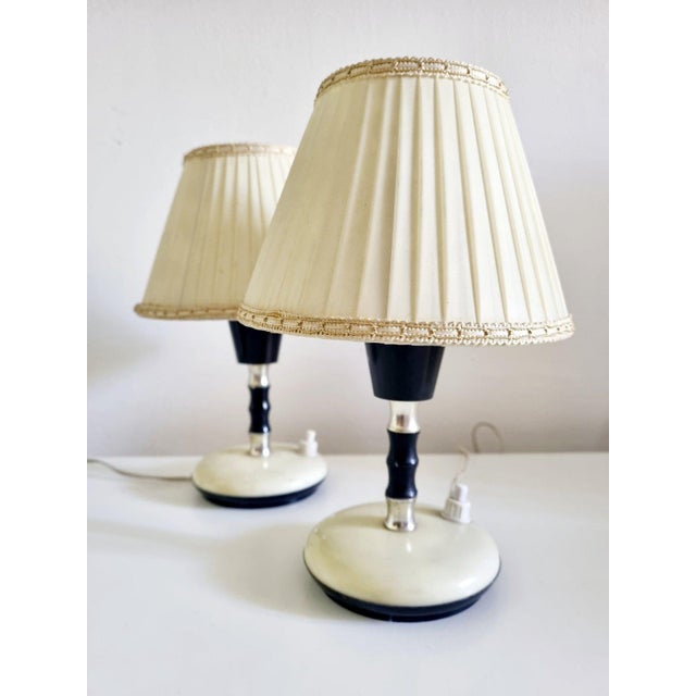 Mid-Century Modern Mid-Century Modern Table Lamps attributed to Angelo Lelli, Italy, 1950s, Set of 2 For Sale - Image 3 of 13