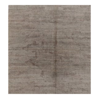 Rug & Kilim’s Modern Textural Rug in Neutral Taupe and Gray Tone-on-Tone -13x14 For Sale