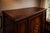 Wood Pair of Vintage Baker Mahogany Cabinets – Neoclassical Sideboard & Entry Console With Carved Urn Motifs For Sale - Image 7 of 12