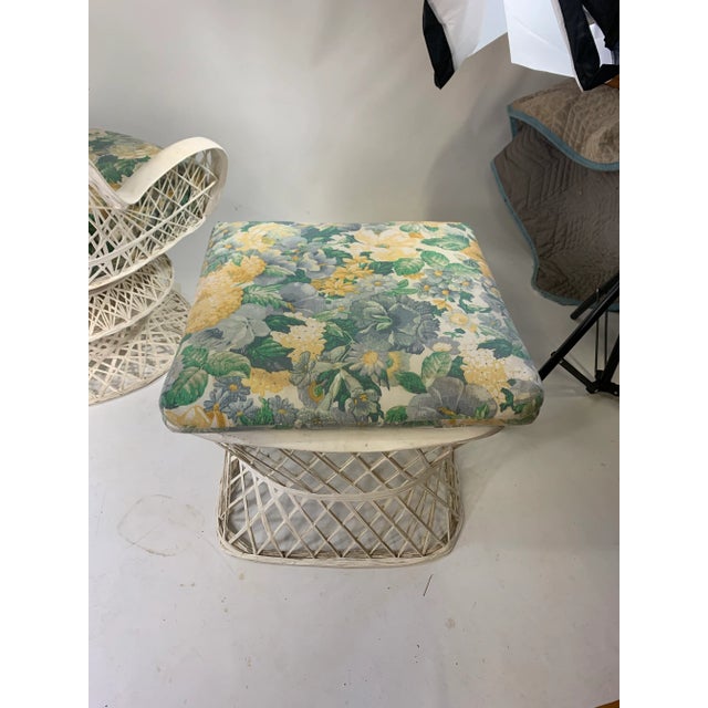 Green Mid-Century Russell Woodard Spun Fiberglass Swivel Lounge Chair & Ottoman For Sale - Image 8 of 10