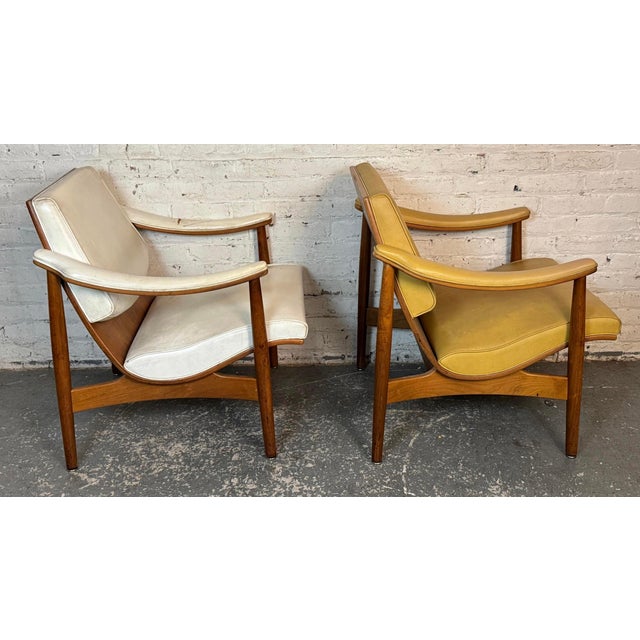 Pair of Mid-Century Danish Bentwood Armchairs by Thonet For Sale In New York - Image 6 of 12