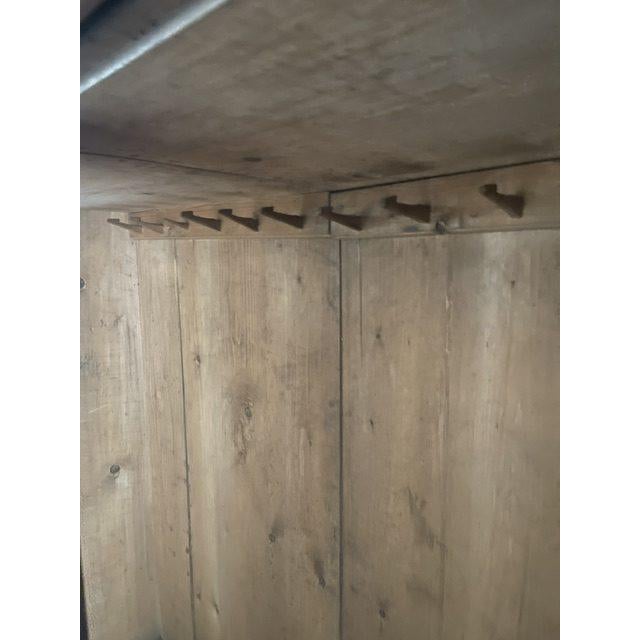 German Two Doors Barok Bauernbemahlt Closet, 1809 For Sale - Image 12 of 16