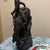 1970s Vintage Ceramic Matte Black Cowboy Statue – Western Decor Figurine For Sale - Image 5 of 11