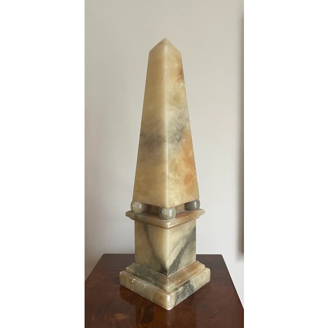Alabaster MCM Obelisk For Sale - Image 9 of 9