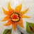 Modernist Ceramic Tile Wall Plaque of Sunflowers Signed Gilbert Valentin For Sale In New York - Image 6 of 18
