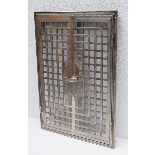 Otto Wagner Antique Cast Iron Door by Otto Wagner For Sale - Image 4 of 6