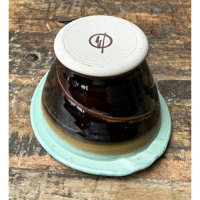 Vintage Studio Pottery Ceramic Bowl For Sale - Image 17 of 18