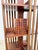 Mahogany and Brass Rotating Bookcase from G. Borgeaud, 1900 For Sale - Image 15 of 16