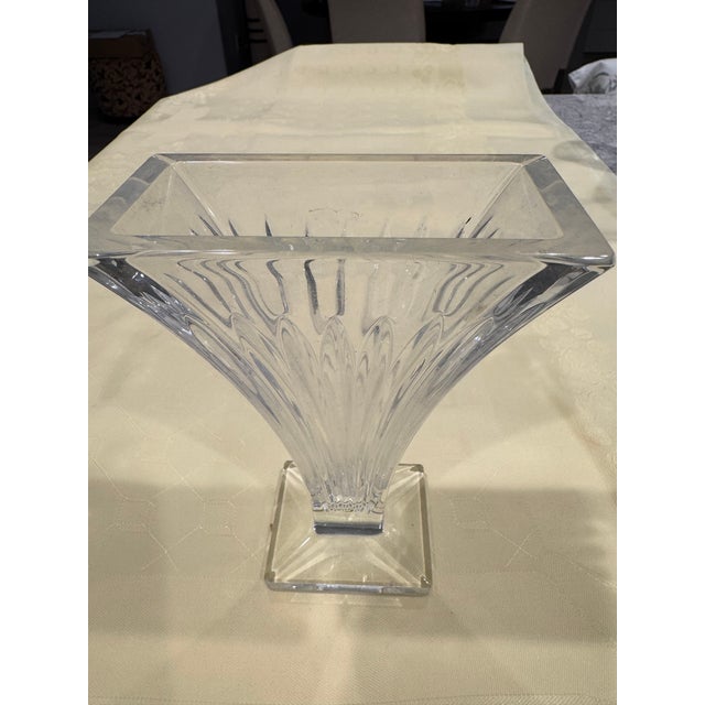 Art Deco Waterford Crystal Vase For Sale - Image 3 of 4
