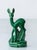 Art Deco Emerald Green Ceramic Deer Sculpture by Charles Lemanceau for Saint-Clément, France, 1930s For Sale - Image 12 of 14