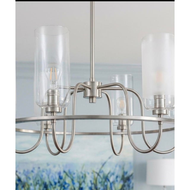 Urban Electric The Urban Electric Co Garrison Hang Chandelier For Sale - Image 4 of 4