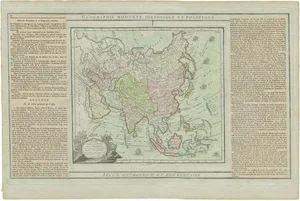 Antique Map of Asia with Indonesia and the Marianas, 1790