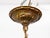 Early 20th Century Pale Green-Amber Slag Glass Pendant Light With Scenic Trim For Sale - Image 11 of 12