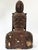 Brown Chinese Artist, Large Bust of a Boddhisattva, 19th Century, Carved Wood For Sale - Image 8 of 9