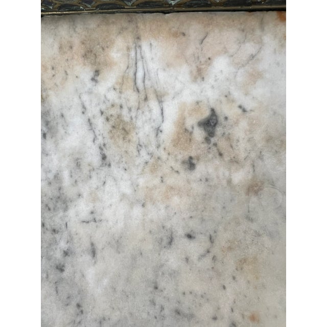 Antique French Demilune Marble Top Table For Sale - Image 13 of 13