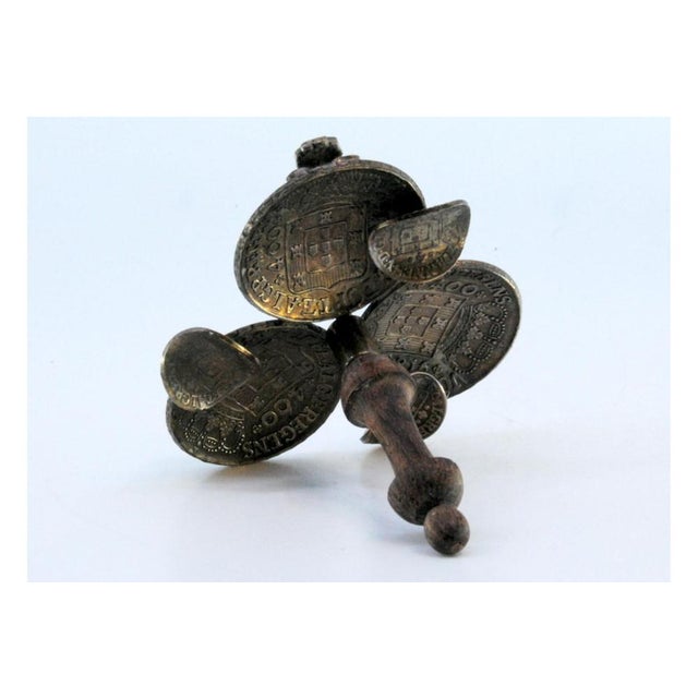 Small Silver Ashtray with Three Cigarette Holders For Sale - Image 5 of 8