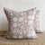 French Provincial Bellows Floral Linen Pillow For Sale - Image 3 of 5