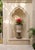 Stone Vintage French Style Cast Stone Floral Relief Garden Urn For Sale - Image 7 of 8
